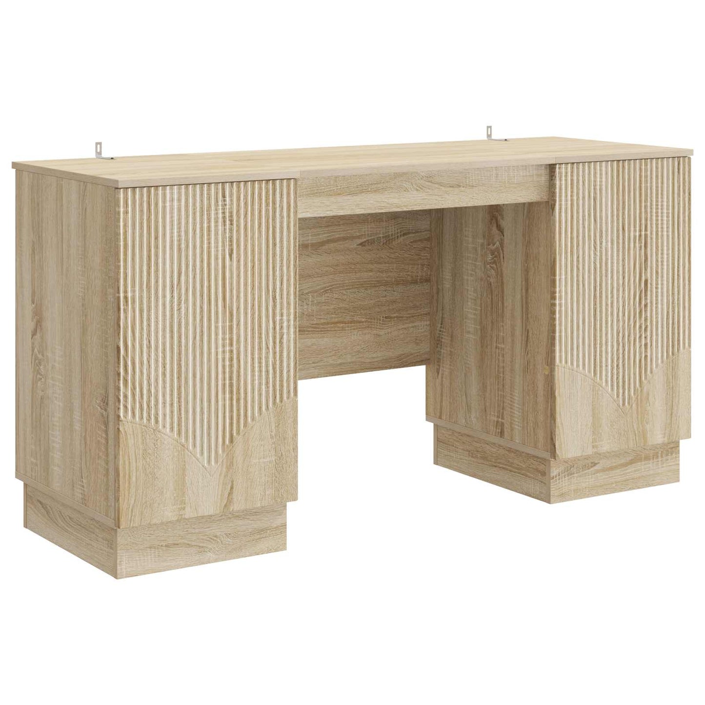 Desk with Shelf Sonoma Oak 142.5 x 50 x 75 cm Engineered Wood
