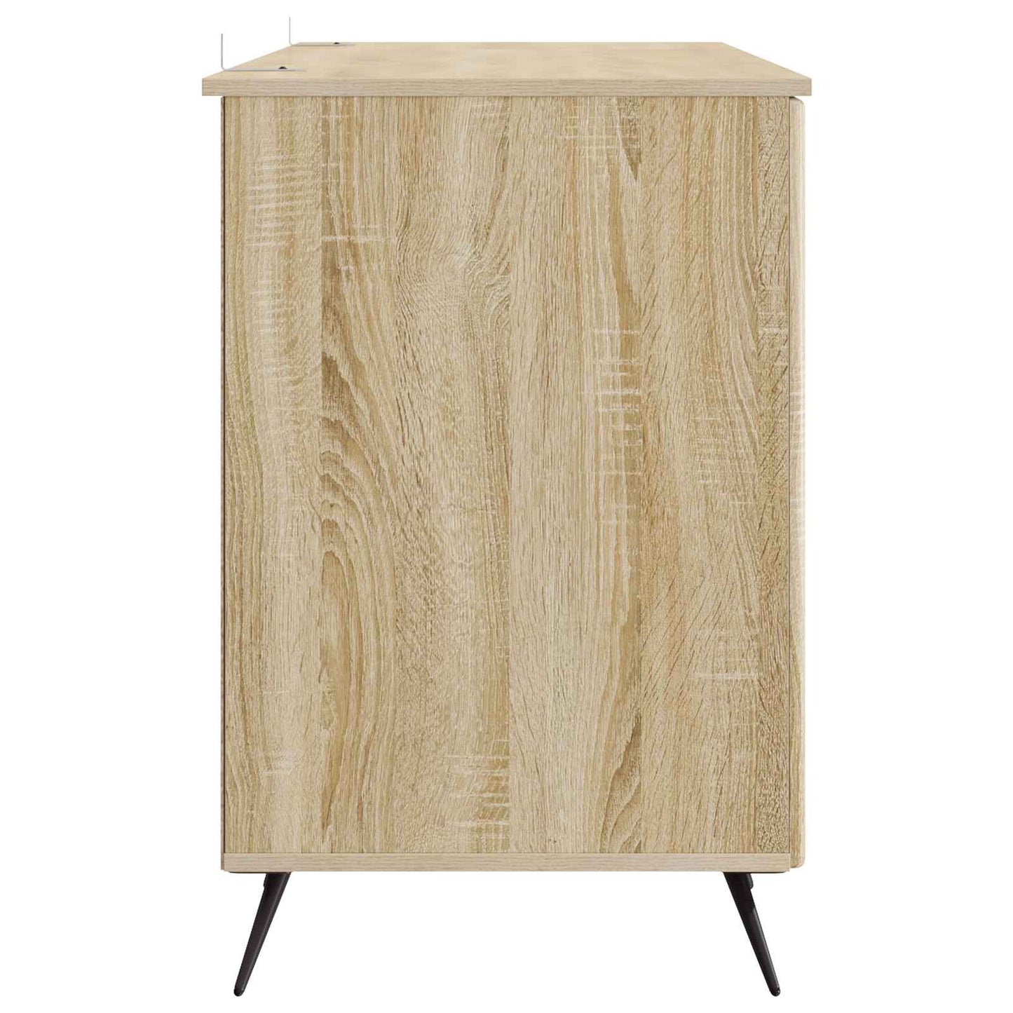 Desk with Shelf Sonoma Oak 142.5 x 50 x 75 cm Engineered Wood