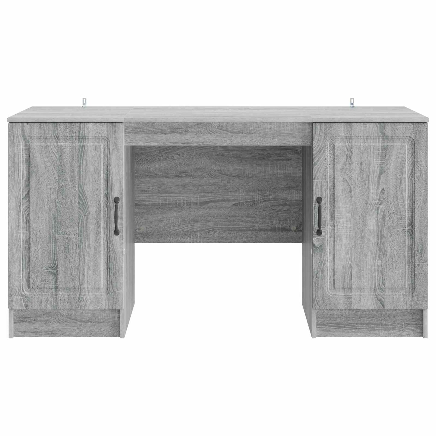 Desk with Shelf Grey Sonoma 142.5 x 50 x 75 cm Engineered Wood