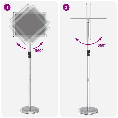 Trade Show Displays Silver 30 x 25 x 128 cm Aluminum