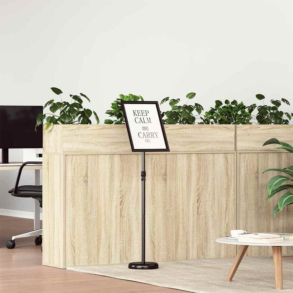 Trade Show Displays Black 30 x 25 x 128 cm Aluminum