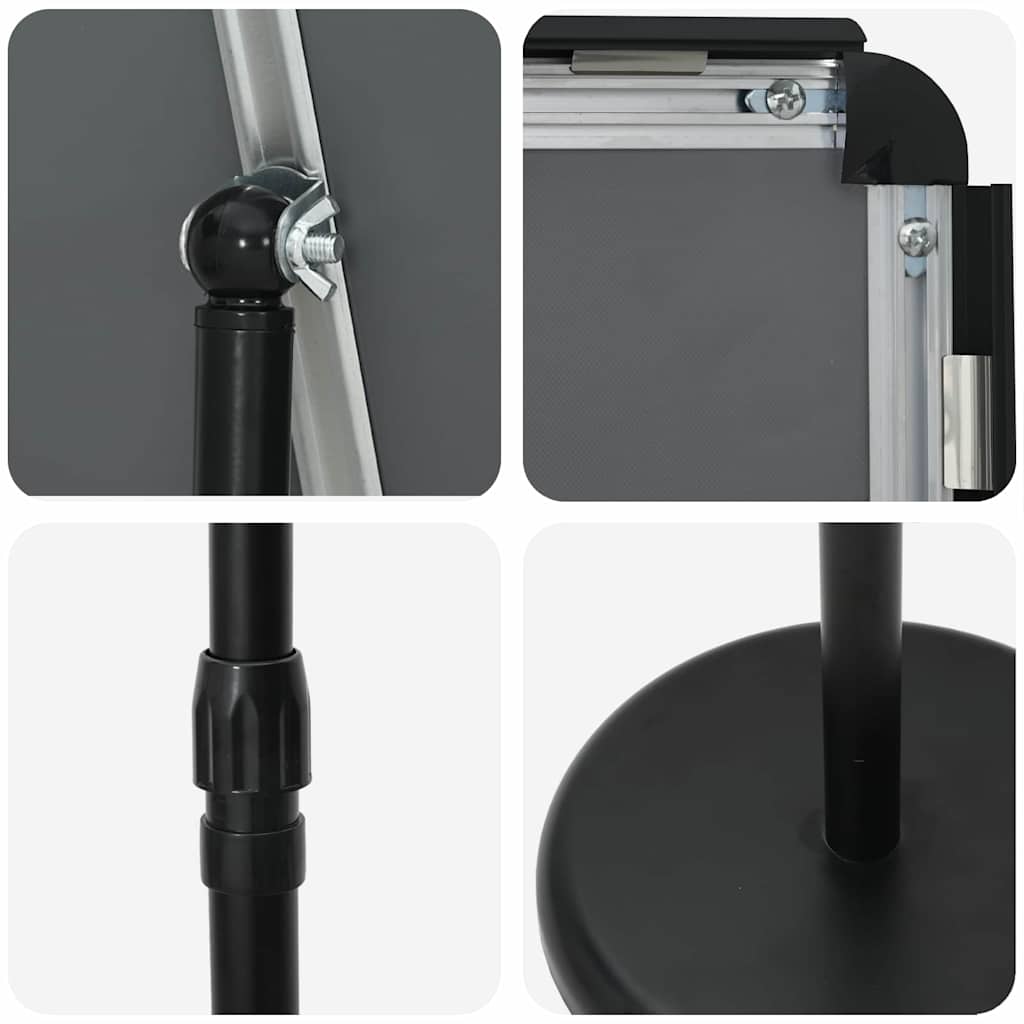 Trade Show Displays Black 25 x 25 x 125 cm Aluminum