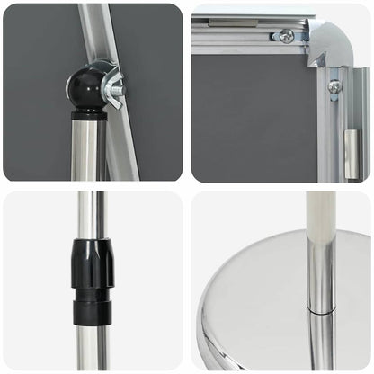 Trade Show Displays Silver 25 x 25 x 125 cm Aluminum