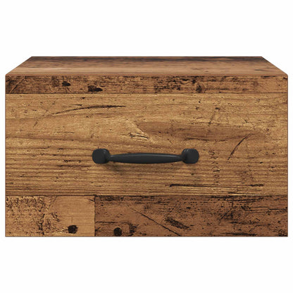 Bedside Cabinet Old Wood 35 x 35 x 20 cm Engineered Wood