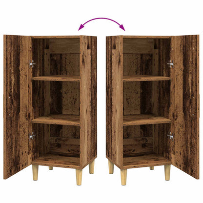Sideboard Old Wood 34.5 x 34 x 90 cm Engineered Wood