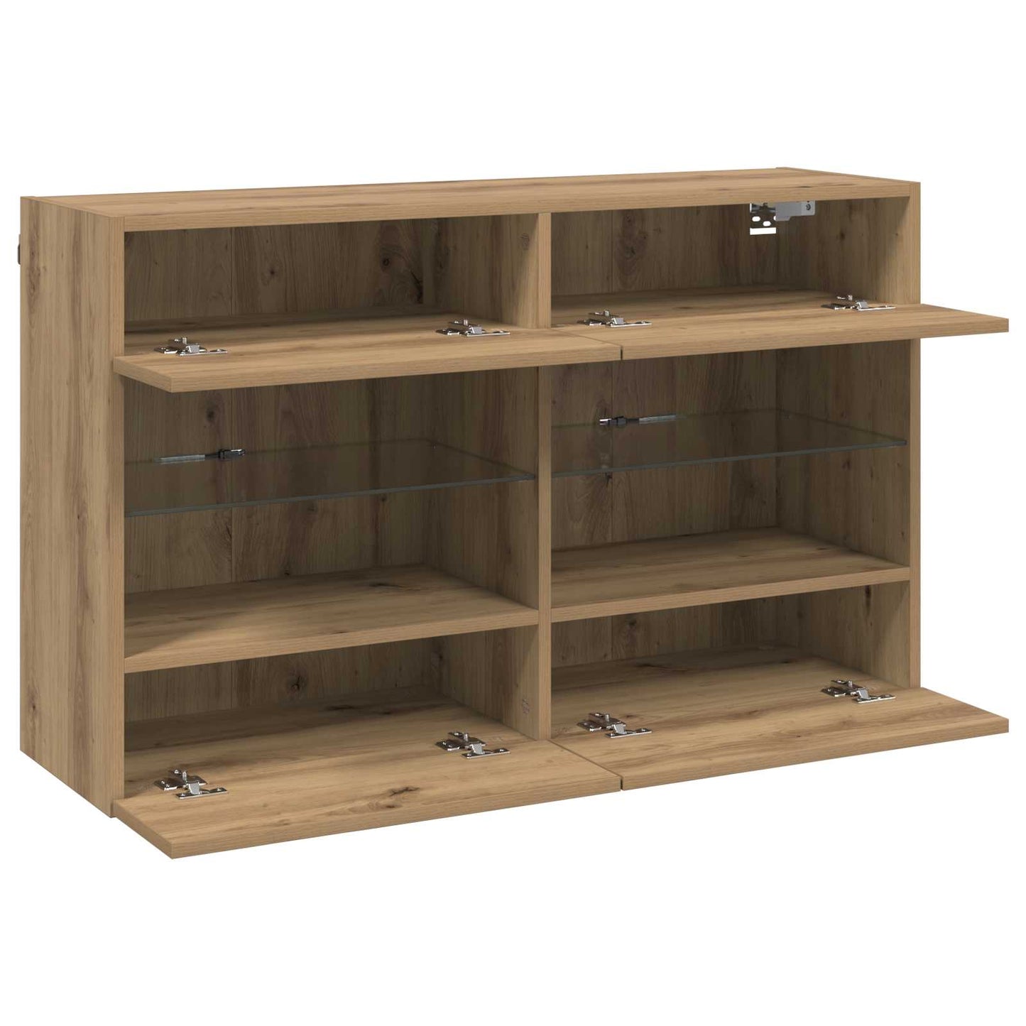 TV Wall Cabinet 98.5 x 30 x 60.5 cm Artisan Oak Engineered Wood