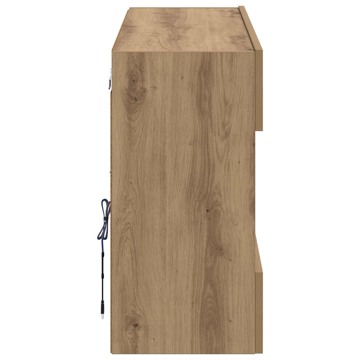 TV Wall Cabinet 98.5 x 30 x 60.5 cm Artisan Oak Engineered Wood