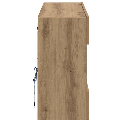 TV Wall Cabinet 98.5 x 30 x 60.5 cm Artisan Oak Engineered Wood