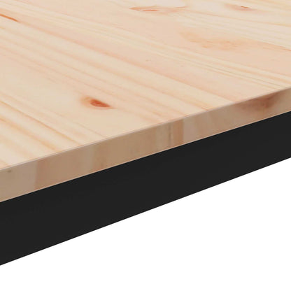 Coffee Table Natural 50 x 50 x 36 cm Solid Pine Wood