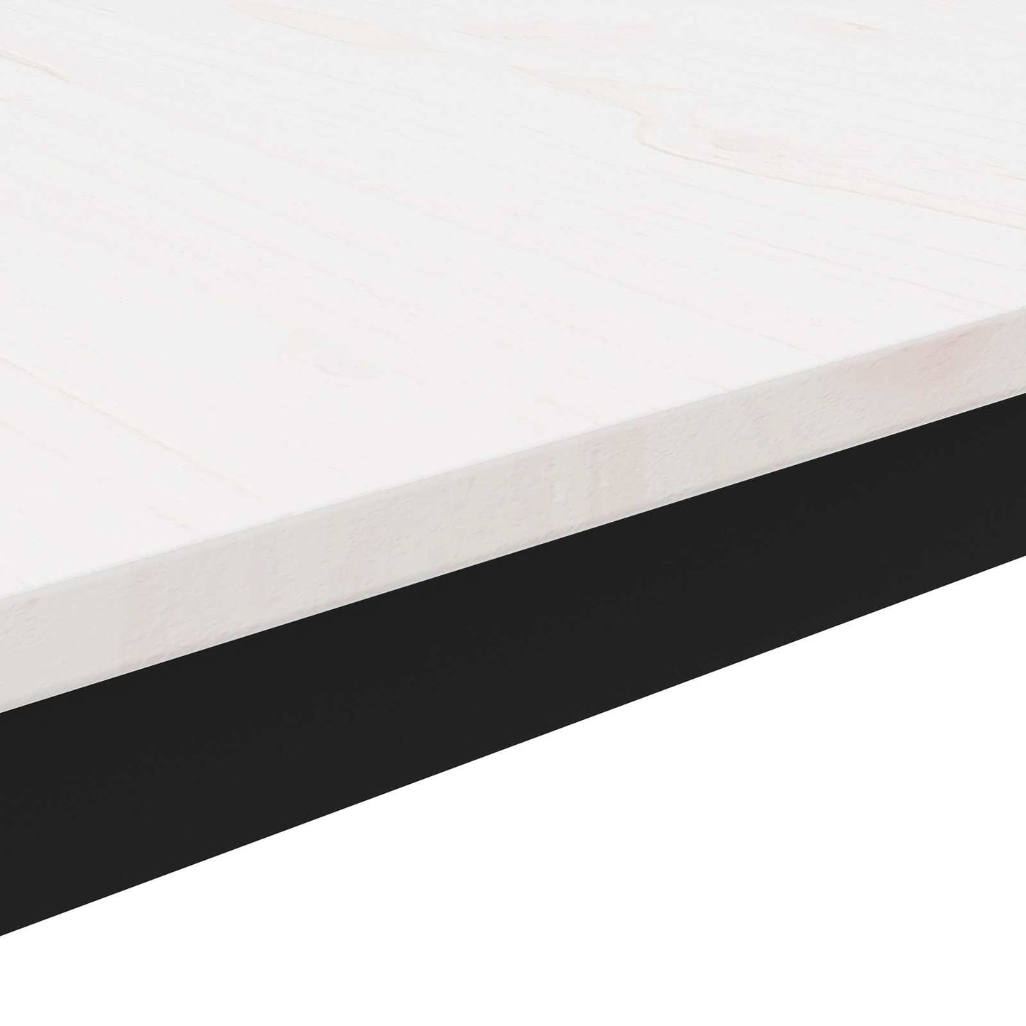 Coffee Table White 50 x 50 x 36 cm Solid Pine Wood