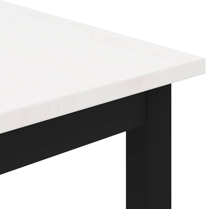 Coffee Table White 60 x 30 x 36 cm Solid Pine Wood