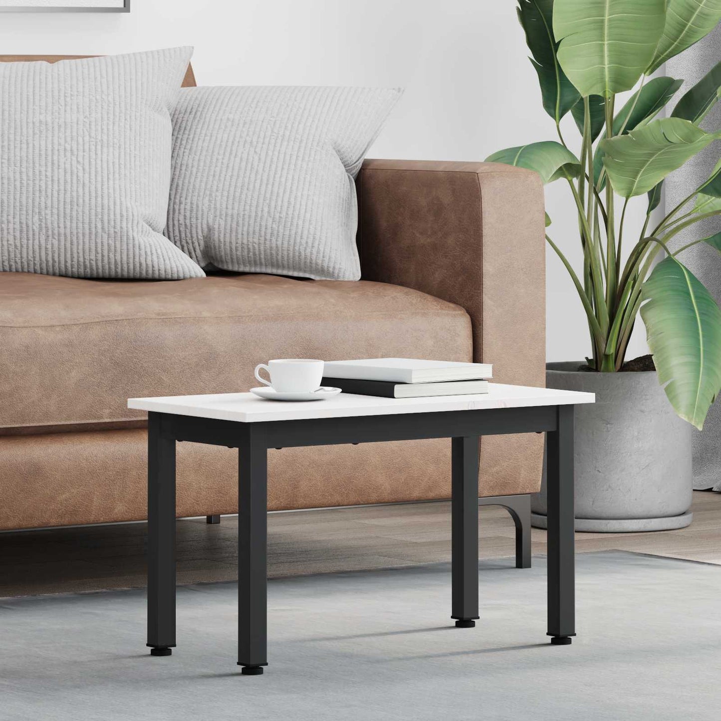 Coffee Table White 60 x 30 x 36 cm Solid Pine Wood