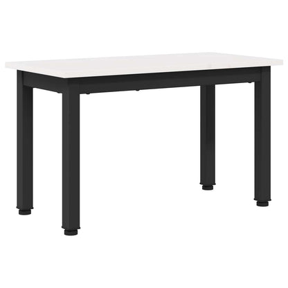 Coffee Table White 60 x 30 x 36 cm Solid Pine Wood