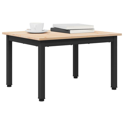 Coffee Table Natural 60 x 50 x 36 cm Solid Pine Wood