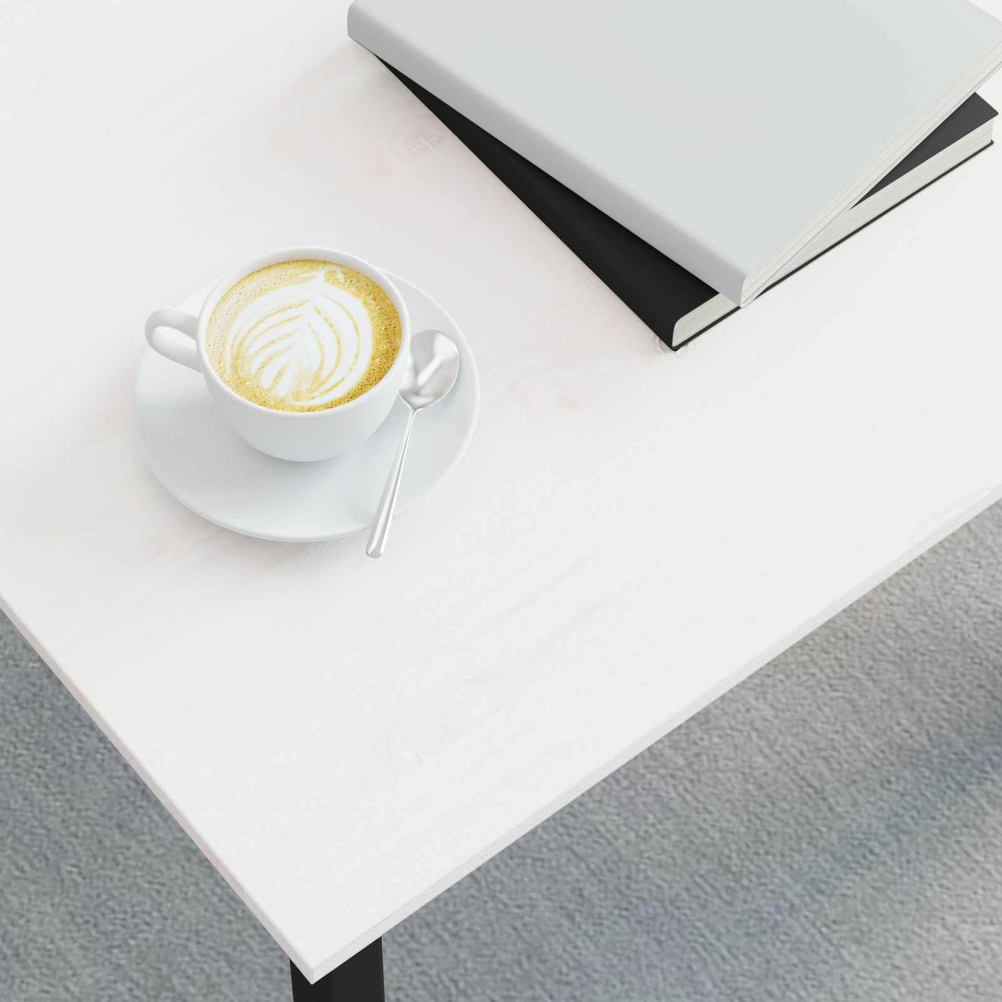 Coffee Table White 60 x 50 x 36 cm Solid Pine Wood