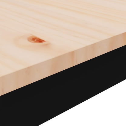 Coffee Table Natural 70 x 50 x 36 cm Solid Pine Wood