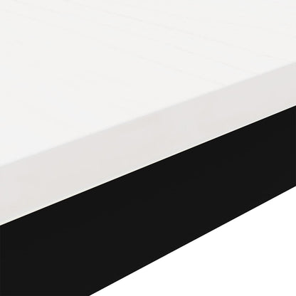 Coffee Table White 70 x 50 x 36 cm Solid Pine Wood