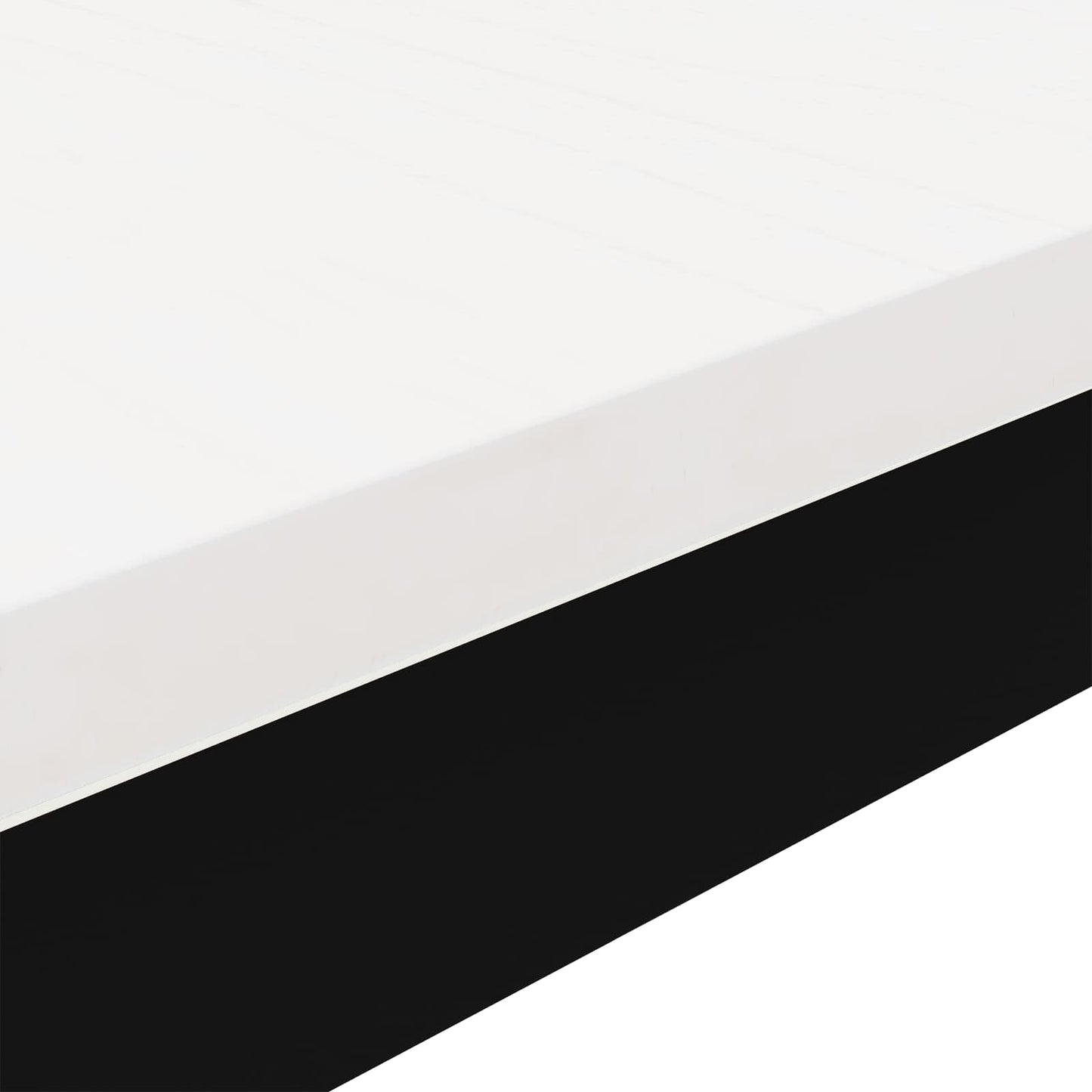 Coffee Table White 100 x 50 x 45 cm Solid Pine Wood