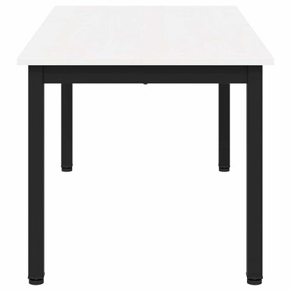 Coffee Table White 100 x 50 x 45 cm Solid Pine Wood