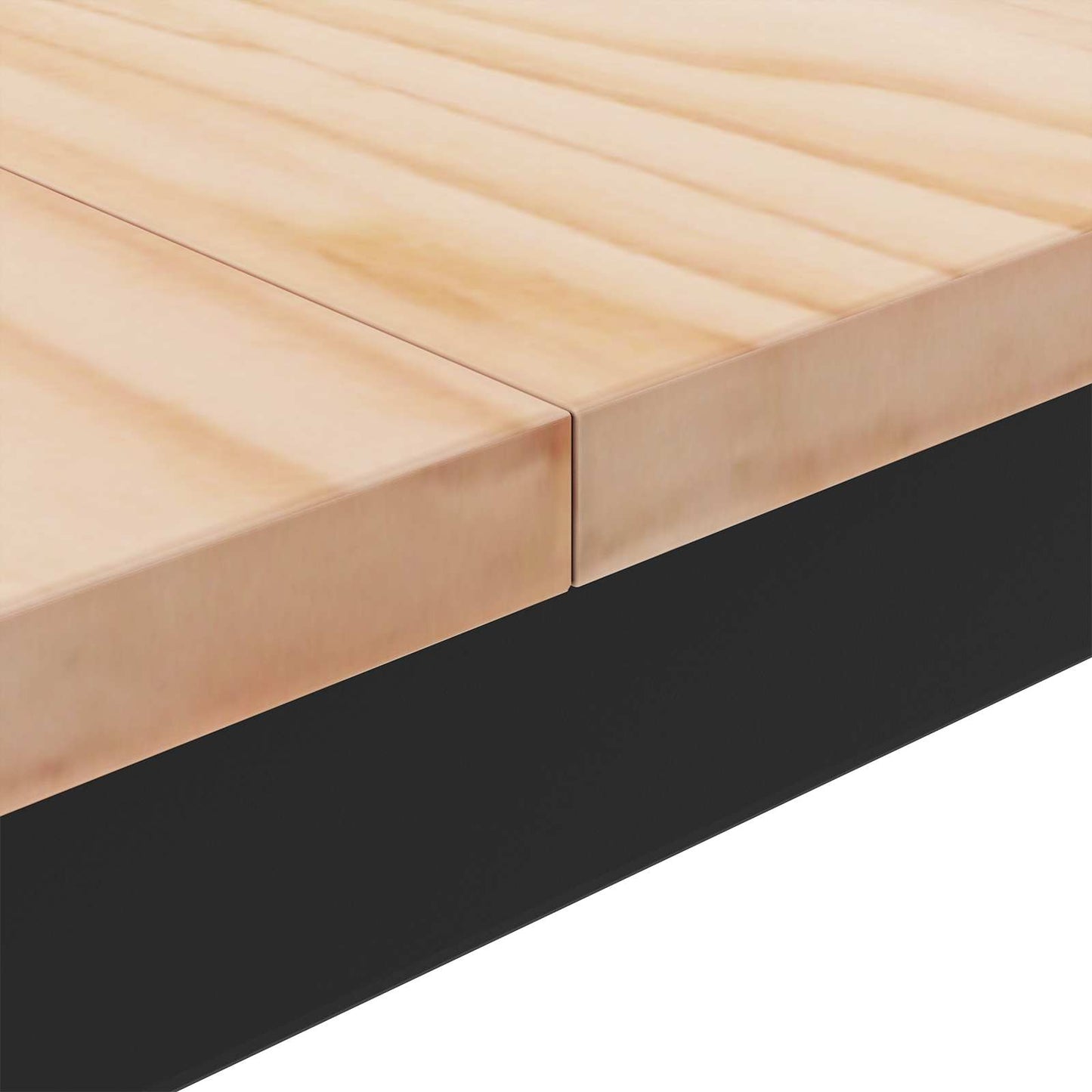 Coffee Table Natural 100 x 100 x 45 cm Solid Pine Wood