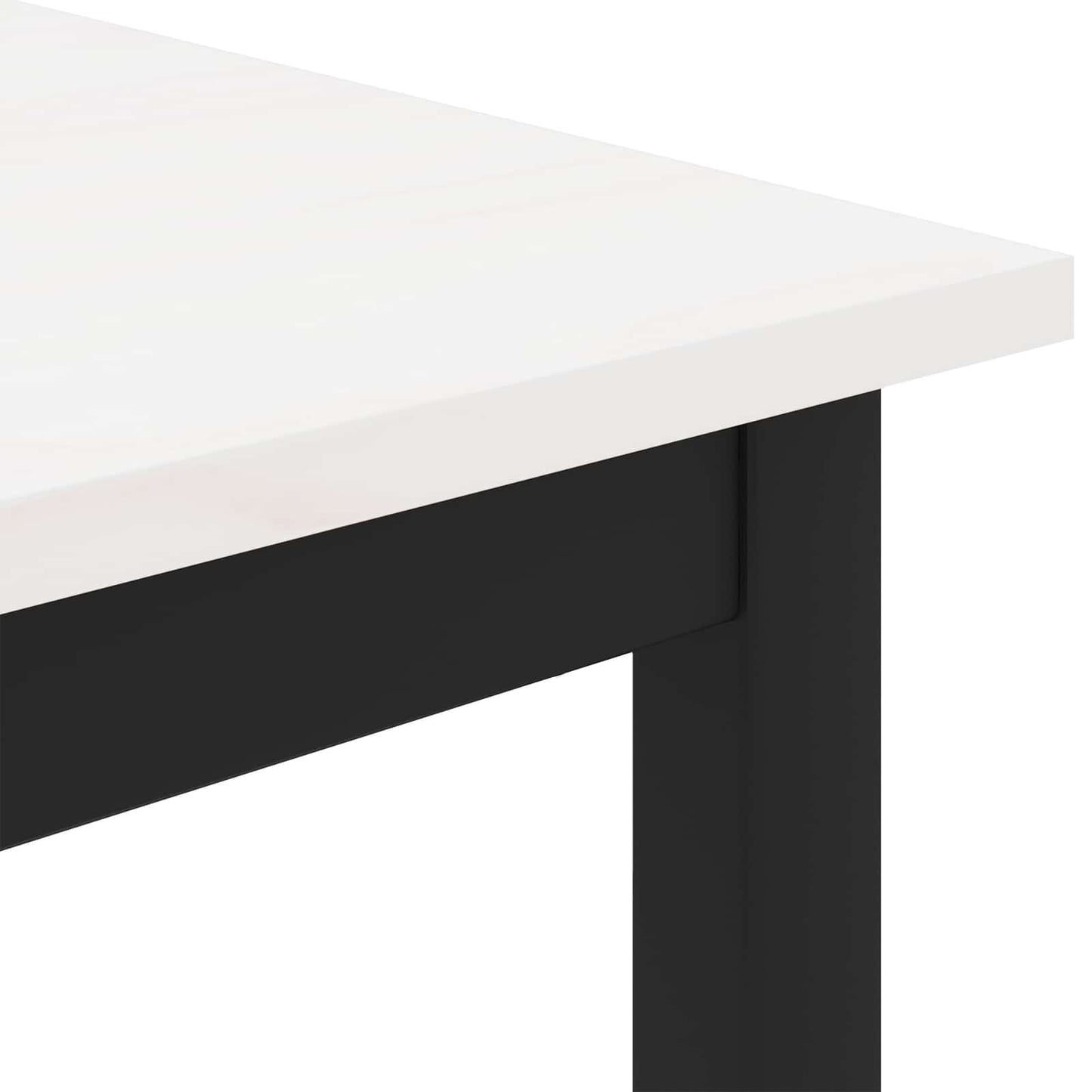 Coffee Table White 100 x 100 x 45 cm Solid Pine Wood