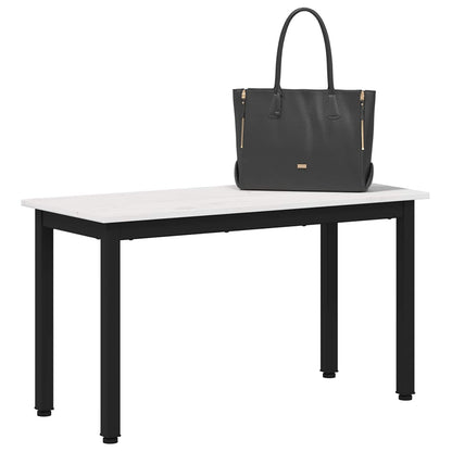 Bench White 80 x 35 x 45 cm Solid Pine Wood
