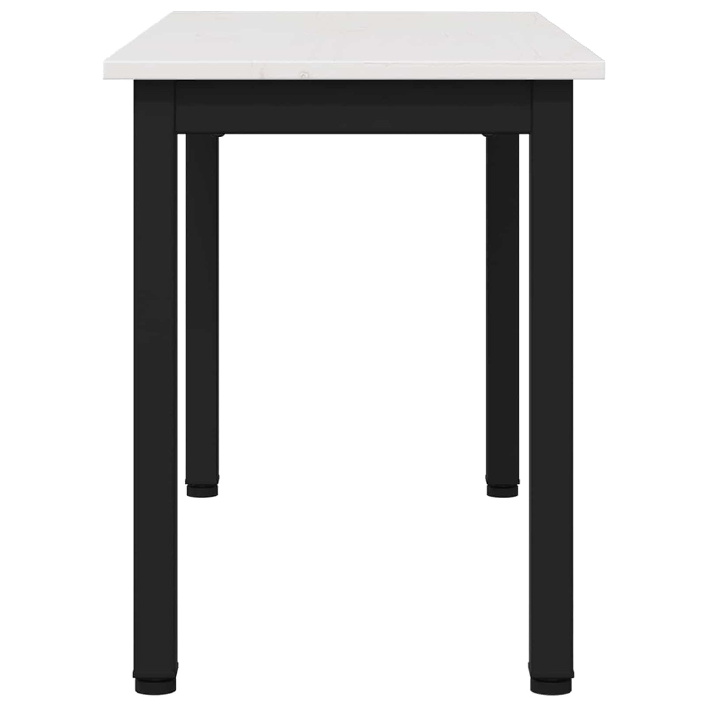 Bench White 80 x 35 x 45 cm Solid Pine Wood