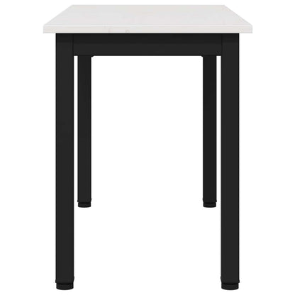 Bench White 80 x 35 x 45 cm Solid Pine Wood