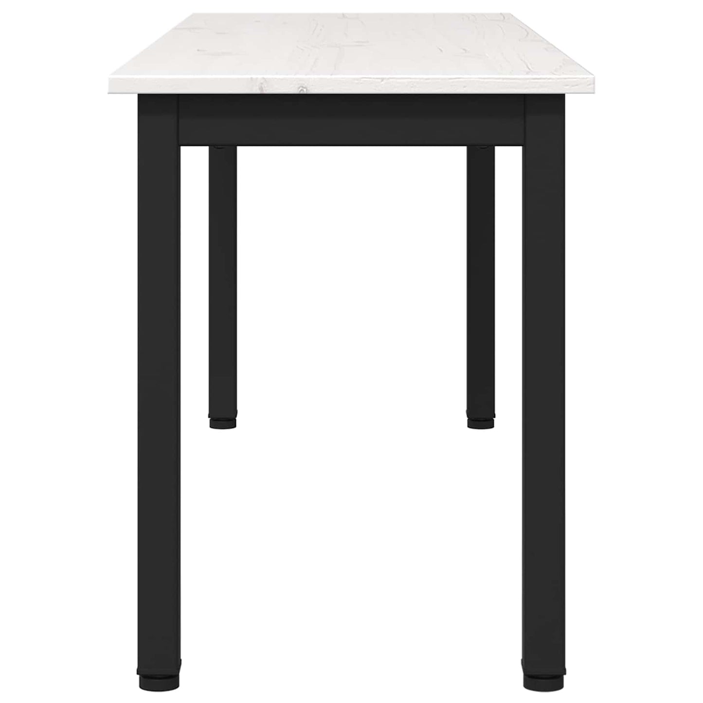 Bench White 110 x 35 x 45 cm Solid Pine Wood