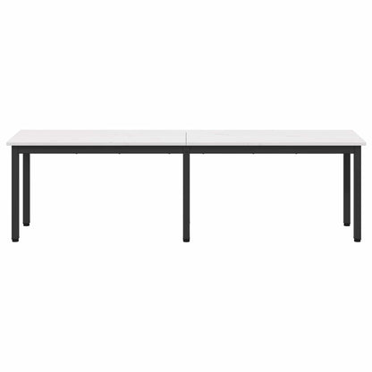 Bench White 160 x 35 x 45 cm Solid Pine Wood