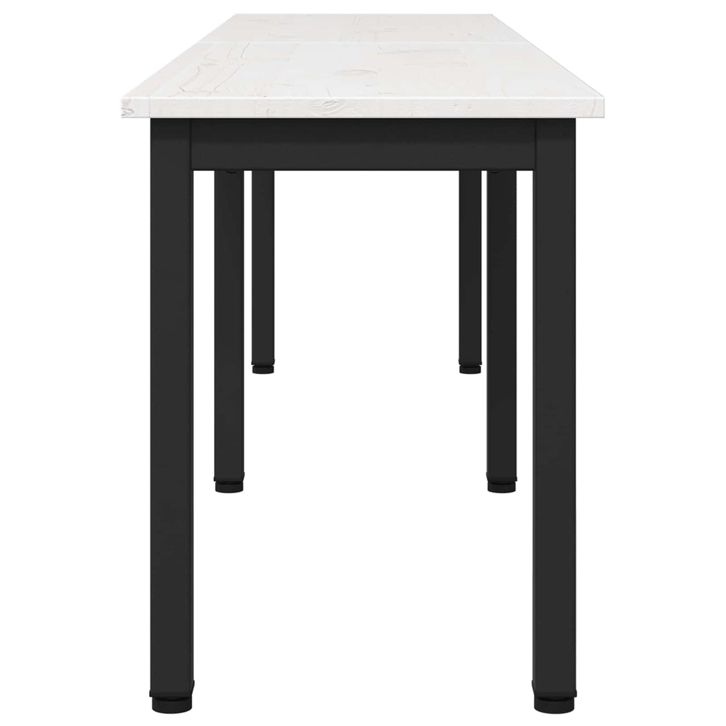 Bench White 160 x 35 x 45 cm Solid Pine Wood