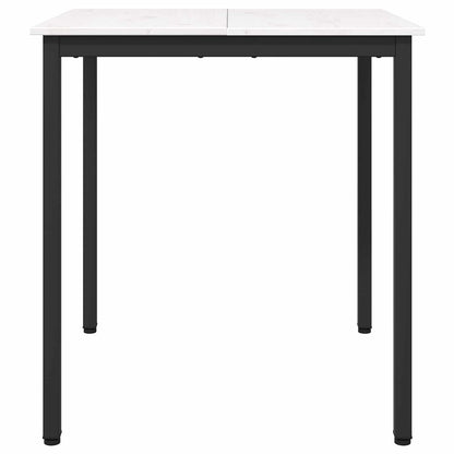 Dining Table White 70 x 70 x 75 cm Solid Pine Wood