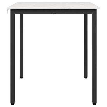 Dining Table White 70 x 70 x 75 cm Solid Pine Wood