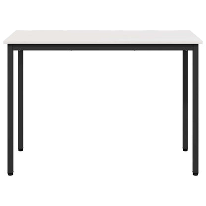 Dining Table White 110 x 55 x 75 cm Solid Pine Wood