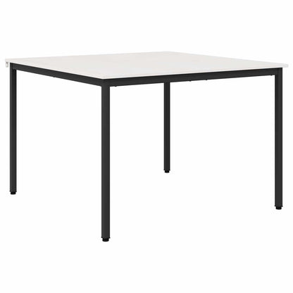 Dining Table White 110 x 110 x 75 cm Solid Pine Wood