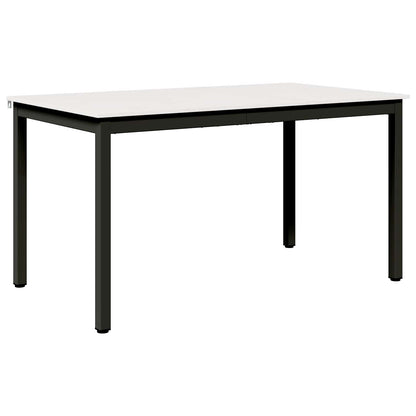Dining Table White 140 x 80 x 75 cm Solid Pine Wood