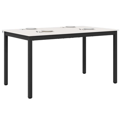 Dining Table White 150 x 90 x 75 cm Solid Pine Wood