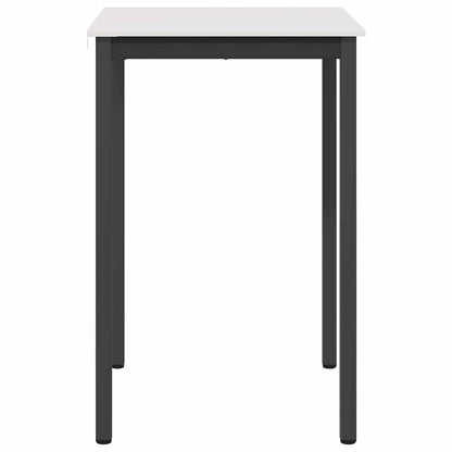 Bar Table White 70 x 70 x 105 cm Solid Pine Wood