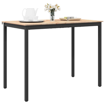 Bar Table Natural 140 x 80 x 105 cm Solid Pine Wood