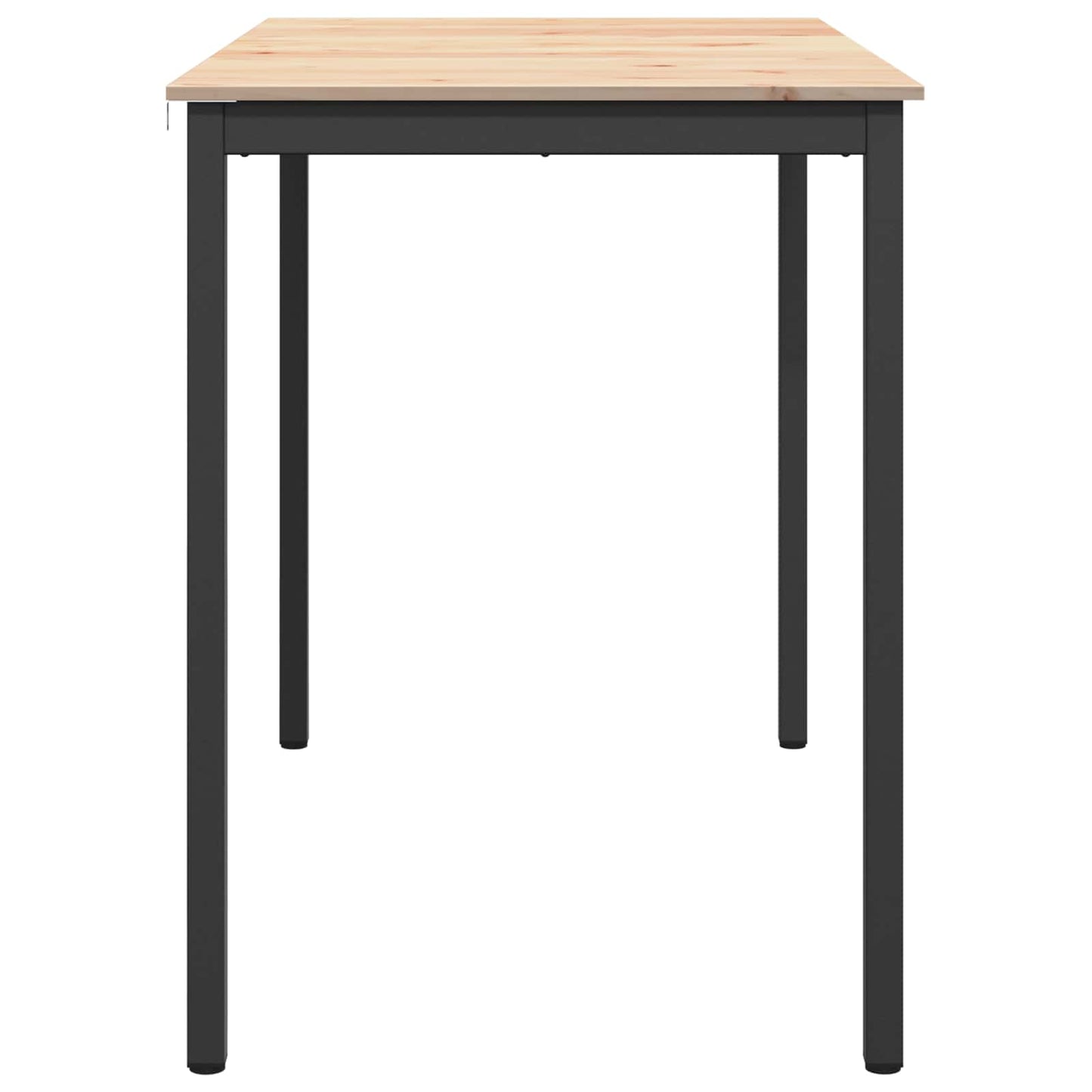 Bar Table Natural 140 x 80 x 105 cm Solid Pine Wood
