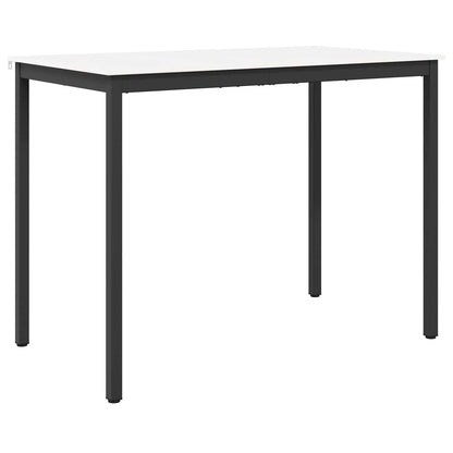 Bar Table White 140 x 80 x 105 cm Solid Pine Wood