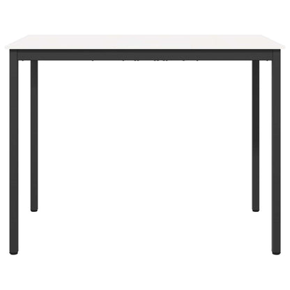 Bar Table White 140 x 80 x 105 cm Solid Pine Wood