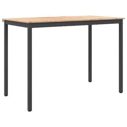 Bar Table Natural 150 x 80 x 105 cm Solid Pine Wood