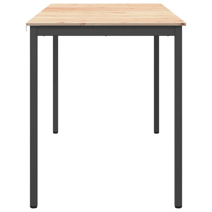 Bar Table Natural 180 x 90 x 105 cm Solid Pine Wood