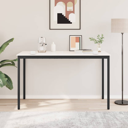 Bar Table White 180 x 90 x 105 cm Solid Pine Wood