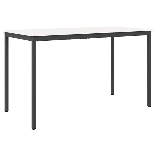 Bar Table White 180 x 90 x 105 cm Solid Pine Wood
