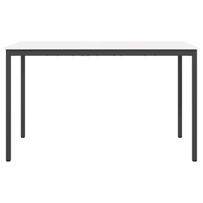 Bar Table White 180 x 90 x 105 cm Solid Pine Wood