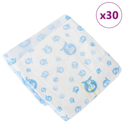 Disposable Dog Diaper Male 30 pcs White XS