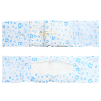 Disposable Dog Diaper Male 30 pcs White S