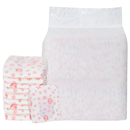 Disposable Dog Diaper Female 50 pcs White S